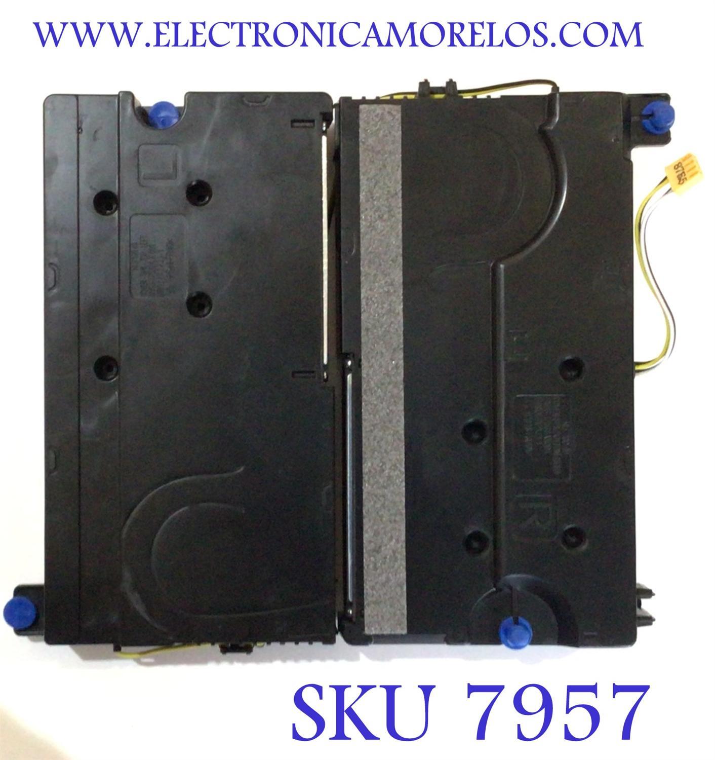 KIT DE BOCINAS PARA TV SAMSUNG ( 2 PZ ) / NUMERO DE PARTE BN96-45632K / BN63-17539A / BN63-17522A / COVER-SPK-TOP-LEFT / BN9645632K / 45632K / PANEL CY-NN055HGHV3H MODELO UN55RU7100FXZA CA03
